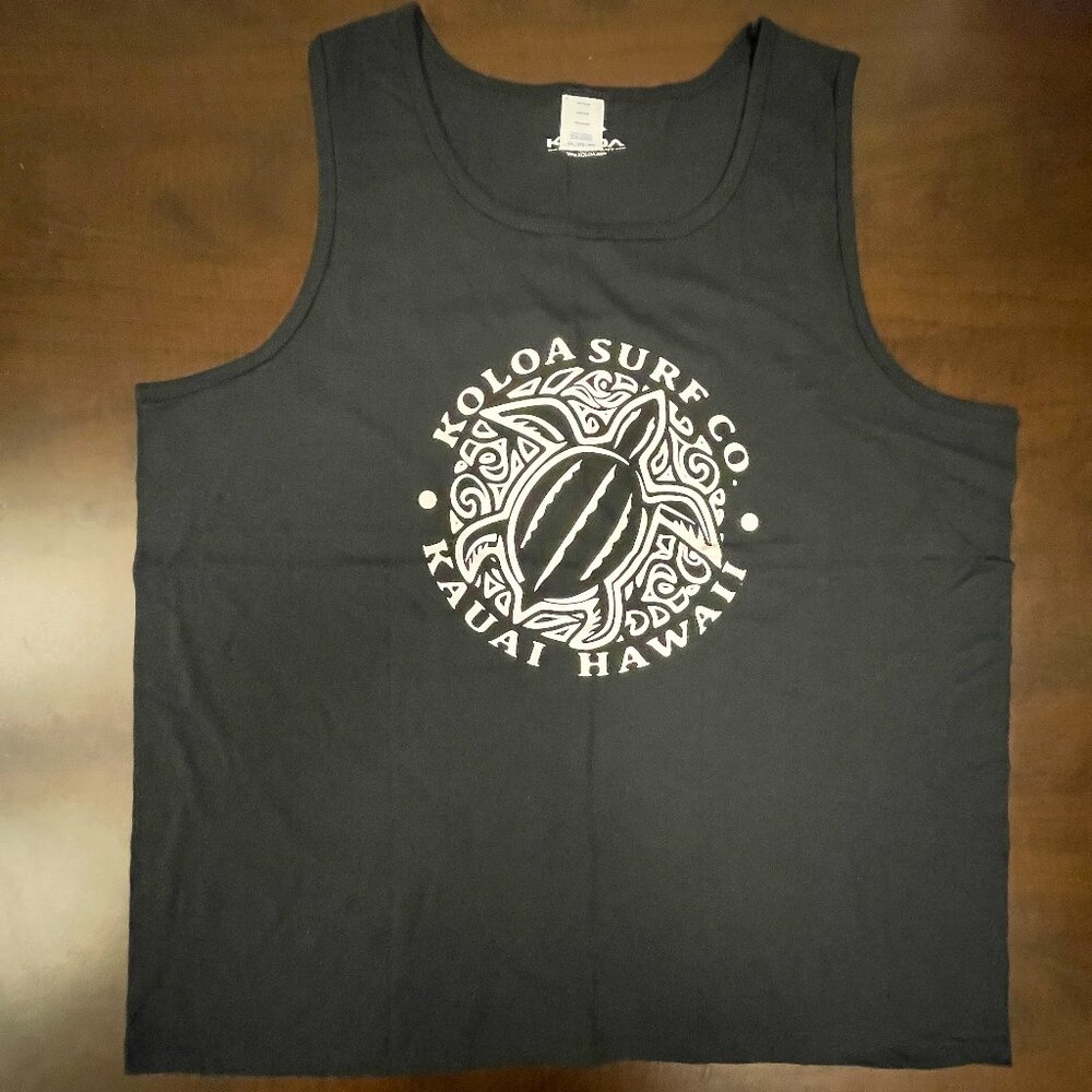 Koloa Surf Company Hawaiian Honu Turtle Mens Tanktop Size XXL